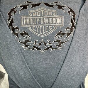 Harley-Davidson Women’s Gray Long Sleeve Shirt